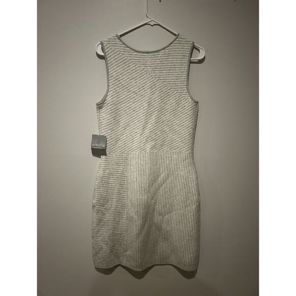 Athleta Gray Striped Mini Dress - Picture 6 of 6